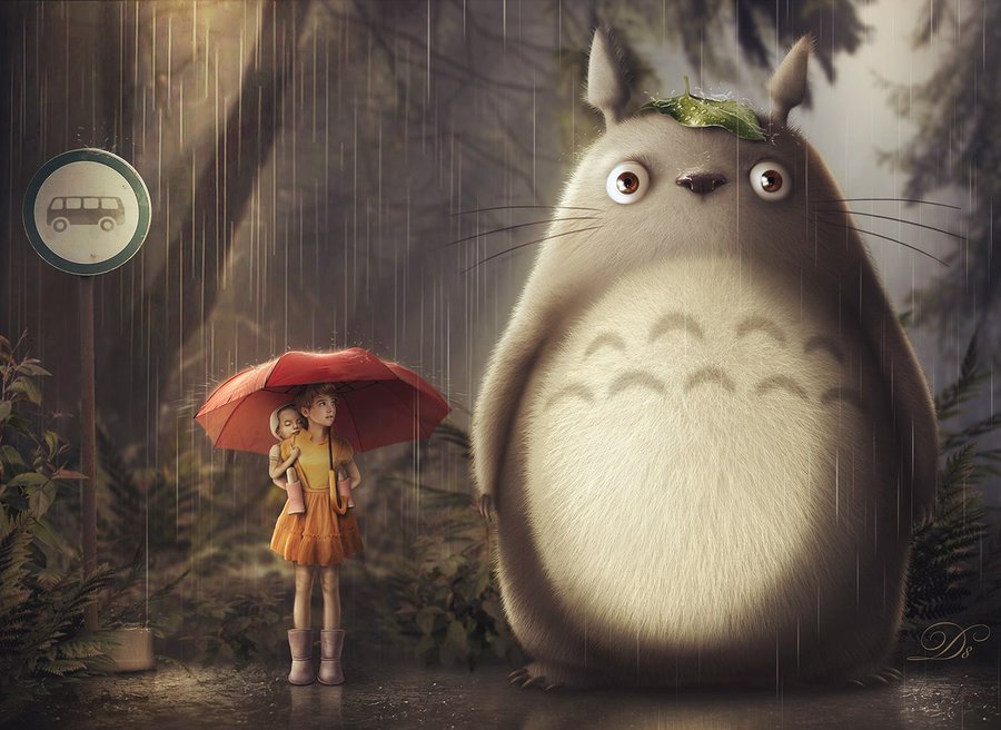  - Totoro by AllaD8